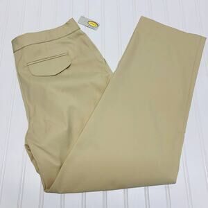 NWT Talbots Tan Khaki Chino Slacks Pants Sz 10 P